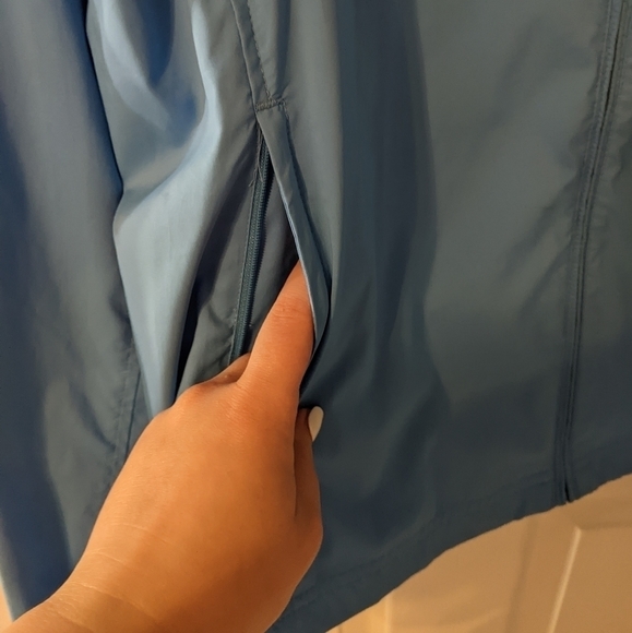 Adidas Climaproof Light Blue Maui Golf Windbreaker Jacket Size Small - Picture 7 of 10